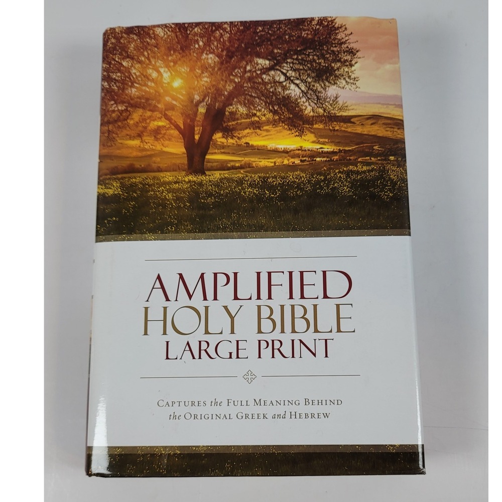 Zondervan Amplified Holy Bible Large Print Hardcover 2015 9780310444039